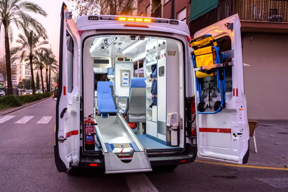 Ambulance d’urgence à Tourcoing